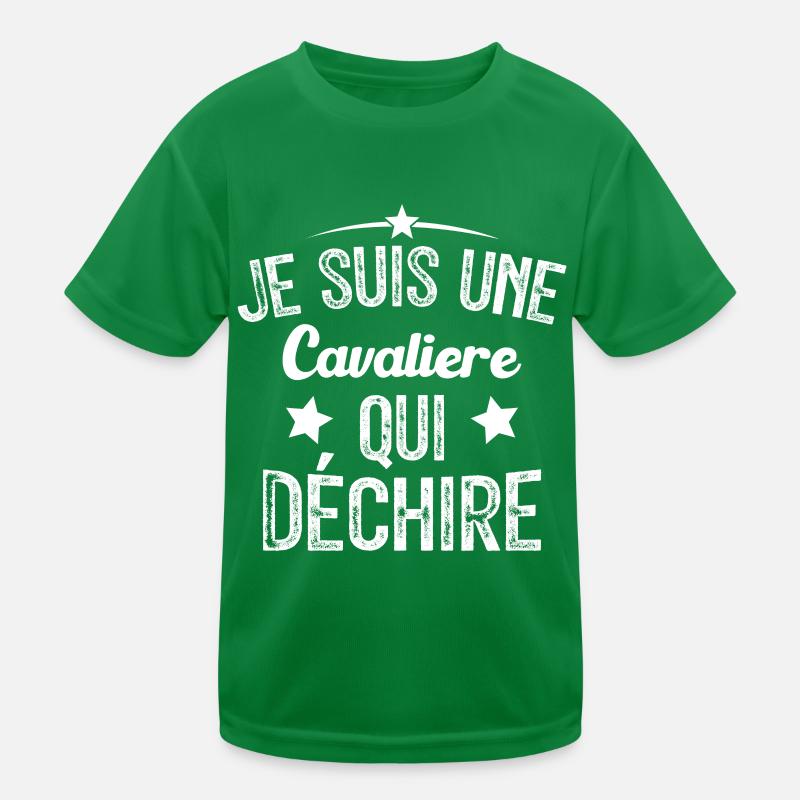 Je suis une Cavalière Qui Déchire T-shirt sport Enfant