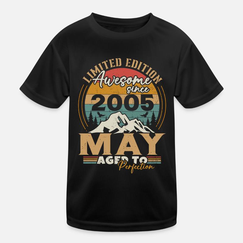 May 2005 Anniversary May 2005 May Kids Functional T-Shirt