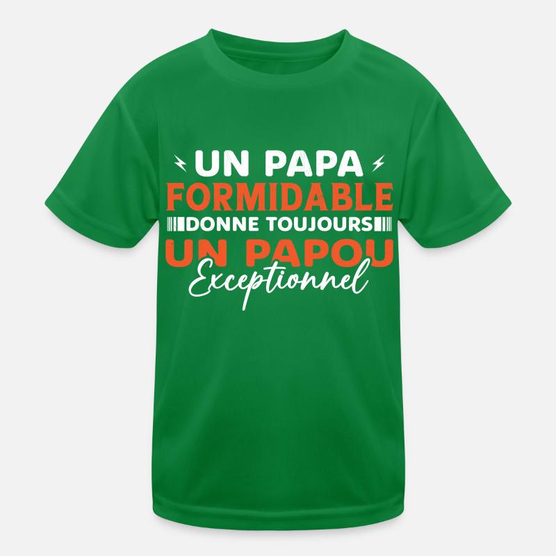 A Formidable Dad Makes an Exceptional Papuan Kids Functional T-Shirt