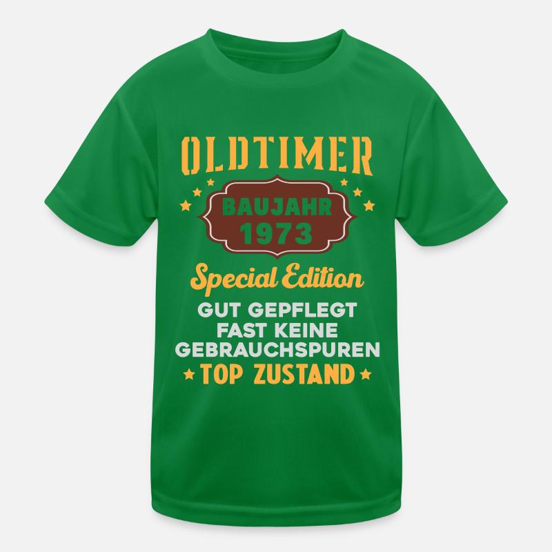 Oldtimer Baujahr 1973 Geburtstagsgeschenk Kinder Funktions-T-Shirt