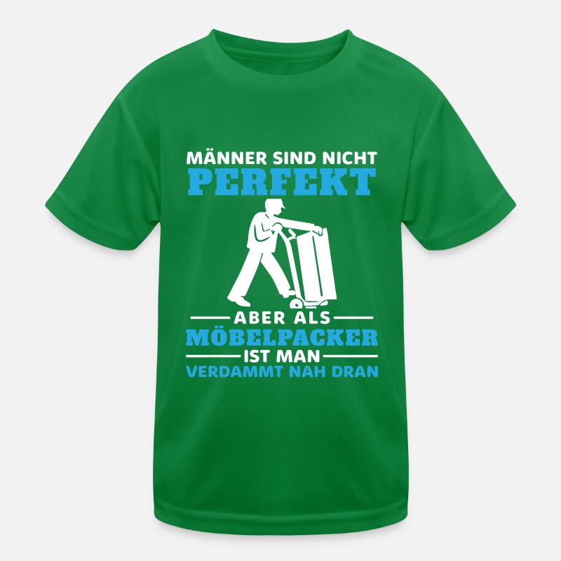 Möbelpacker Umzugshelfer Geschenkhumor Kinder Funktions-T-Shirt