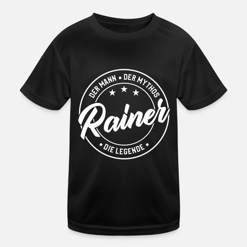 Rainer Vorname Name Geburtstag Kinder Funktions-T-Shirt