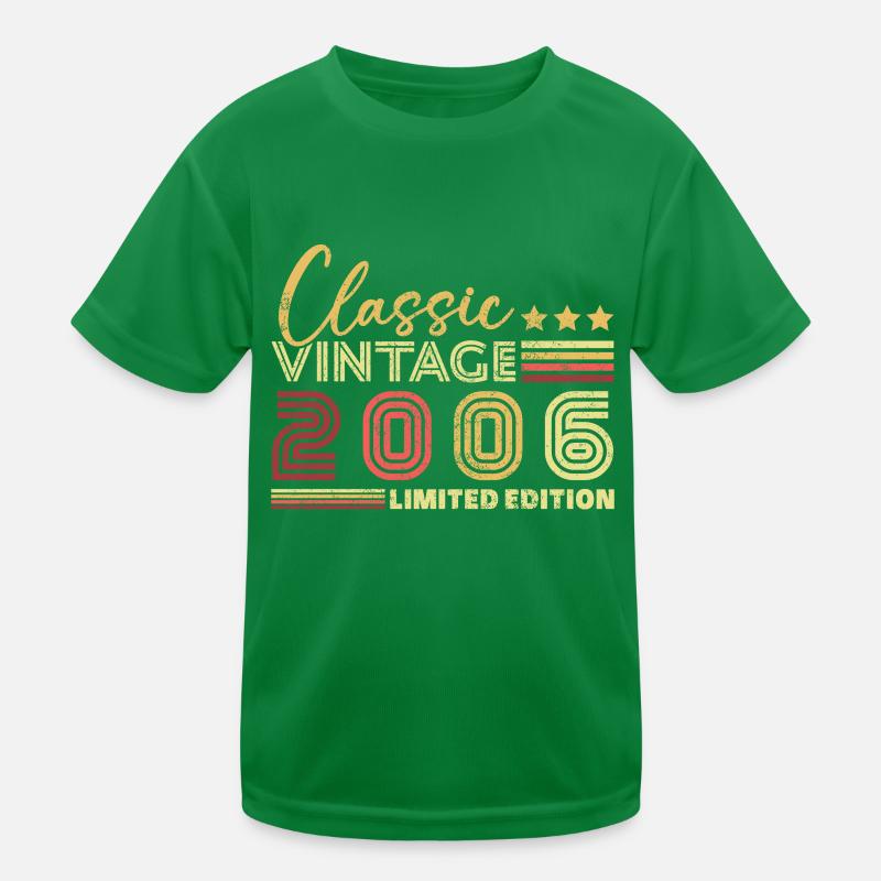 Klassisches Vintage 2006 Geburtstagsgeschenk Kinder Funktions-T-Shirt