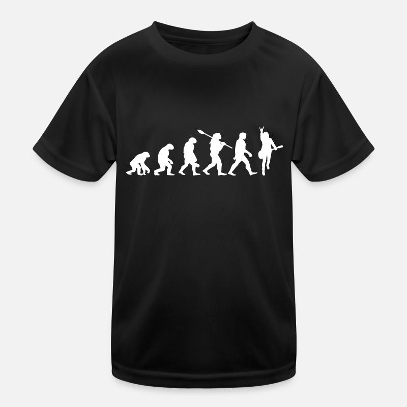 Rock'n'Roll Evolution for Musicians Kids Functional T-Shirt