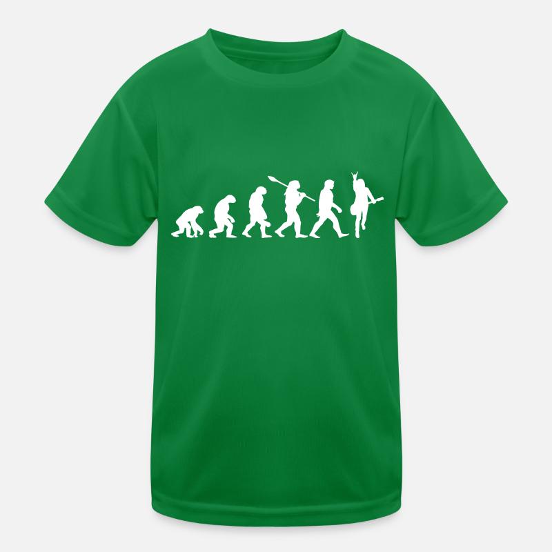 Rock'n'Roll Evolution for Musicians Kids Functional T-Shirt