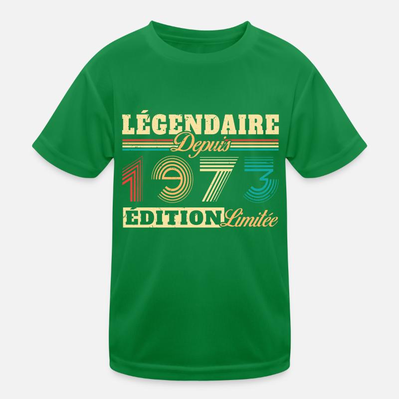 Légendaire Depuis 1973 T-shirt sport Enfant