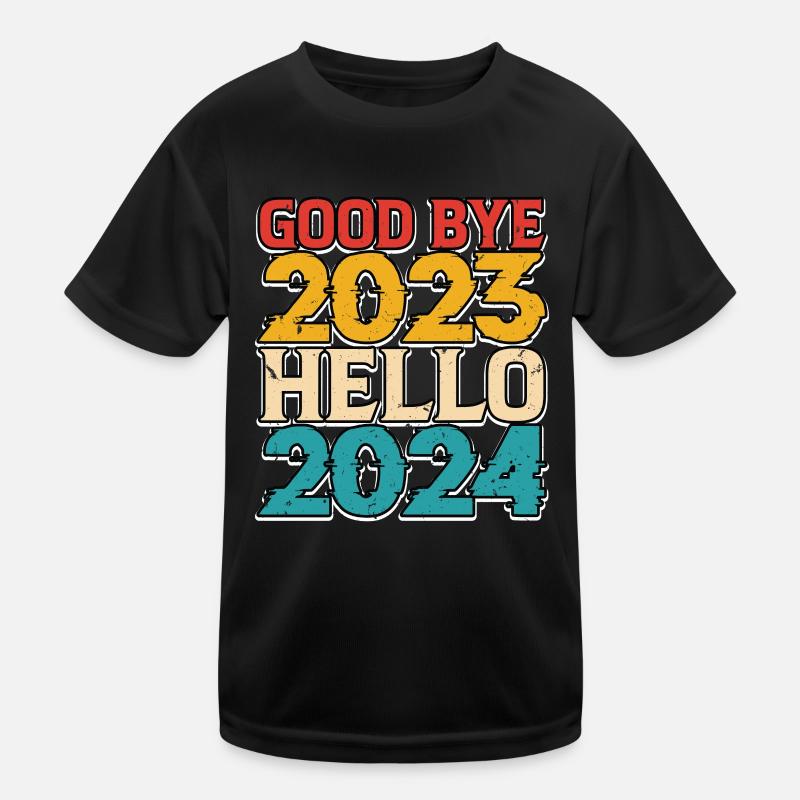 Hello 2024 Kids Functional T-Shirt