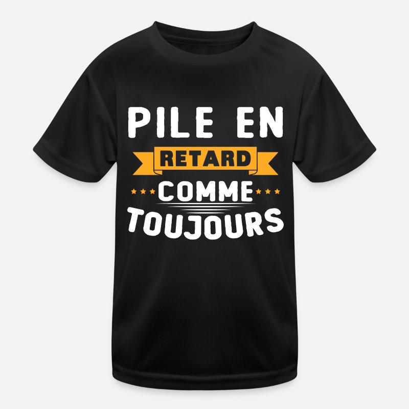 Battery late as always Kids Functional T-Shirt