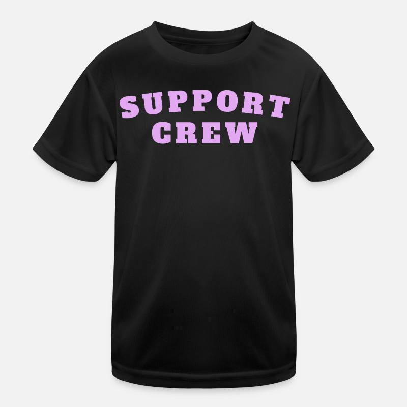 Support Crew Kinder Funktions-T-Shirt