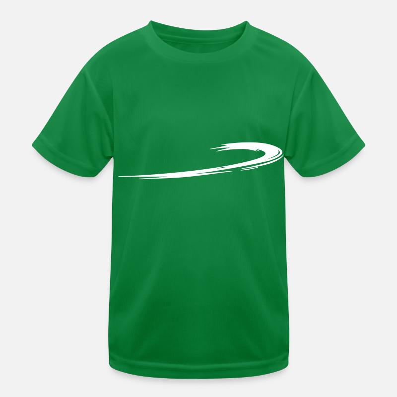 queue incurvée | Graphique-vectoriel T-shirt sport Enfant