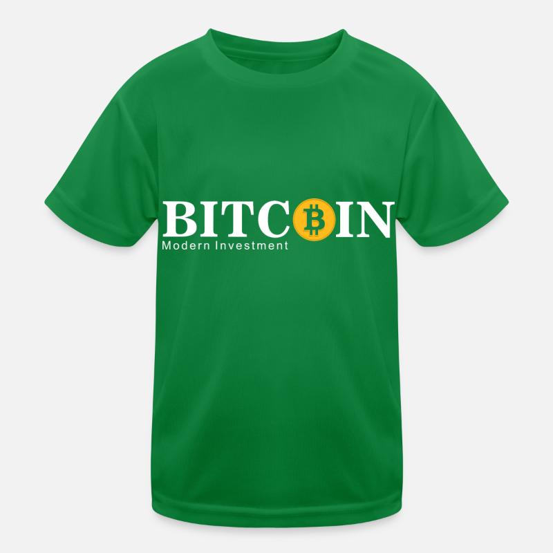 Bitcoin Logo - Krypto Fan - Kryptowährung Bitcoin Kinder Funktions-T-Shirt