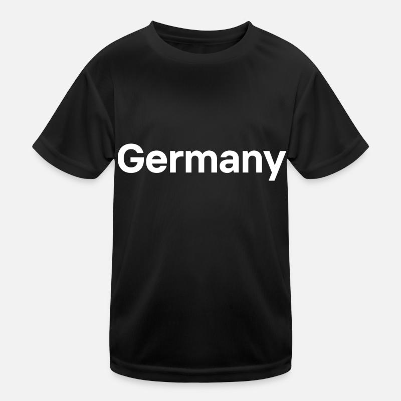Germany - Kids Functional T-Shirt - black