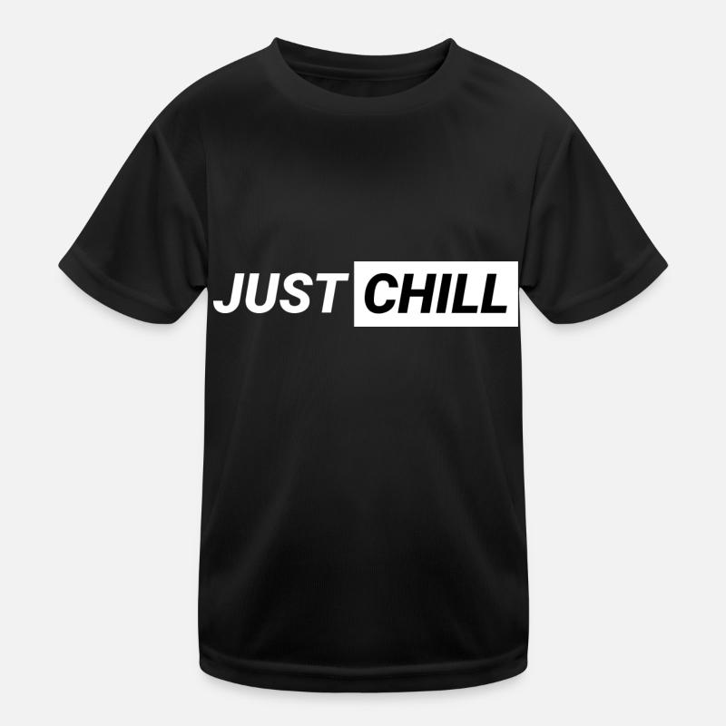 Just Chill! - Kids Functional T-Shirt - black