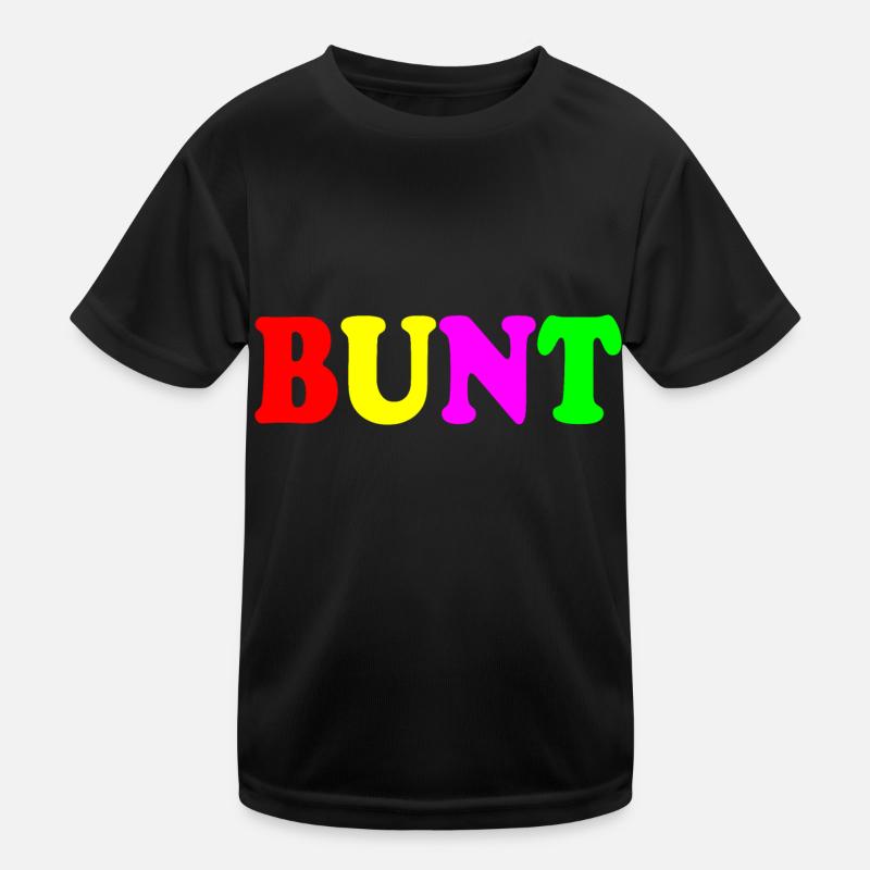 Bunt Kinder Funktions-T-Shirt