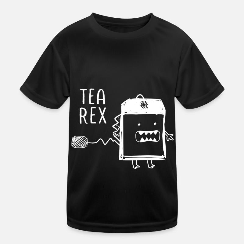 Drôle de thé disant Trex Dinosaur T-shirt sport Enfant