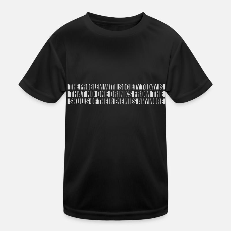 drinks from enemies skulls Kids Functional T-Shirt