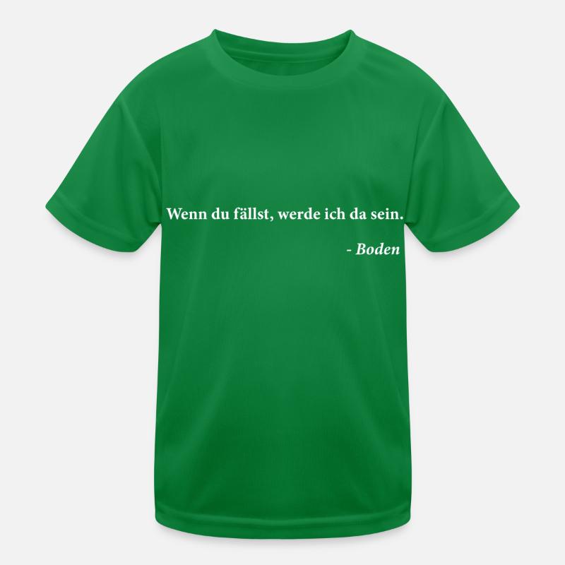 Ich werde da sein witziger Spruch Kinder Funktions-T-Shirt