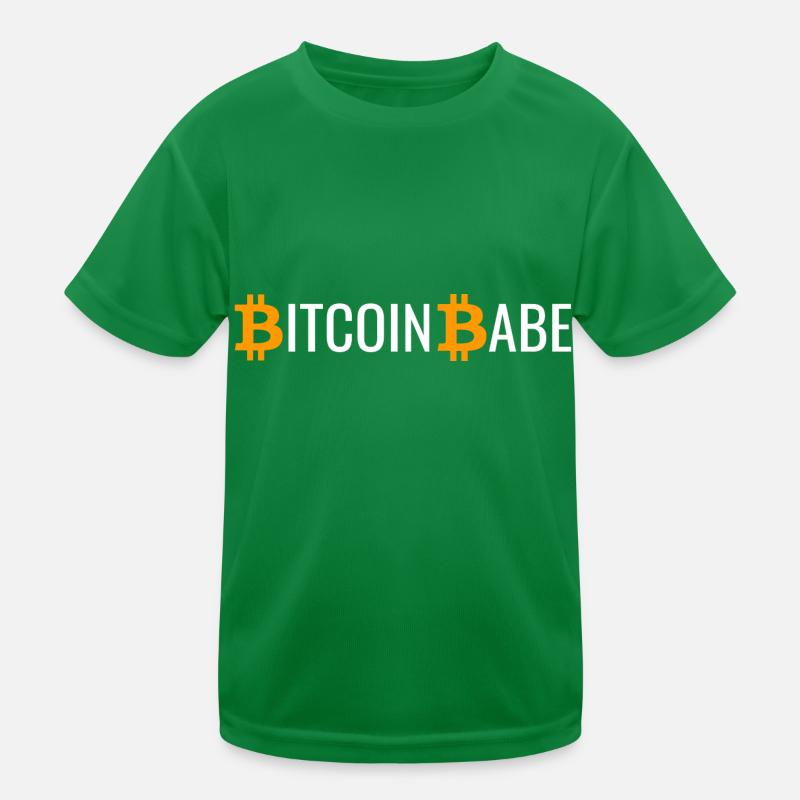 Bitcoin Babe Kids Functional T-Shirt