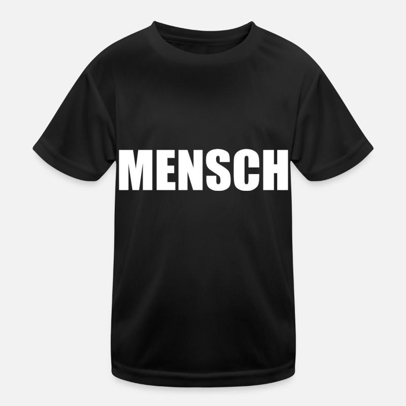 Mensch Kinder Funktions-T-Shirt
