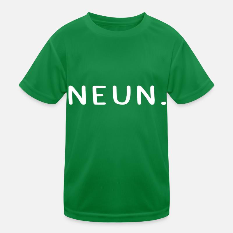 9. Geburtstag Neun Geschenk Kinder Funktions-T-Shirt