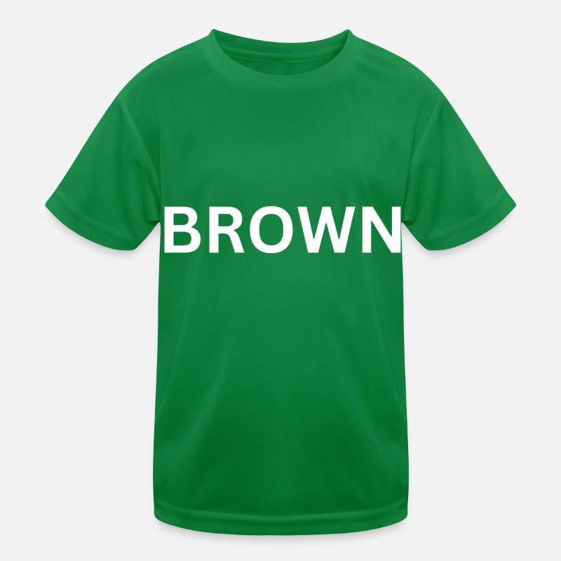 Nom : Brun T-shirt sport Enfant