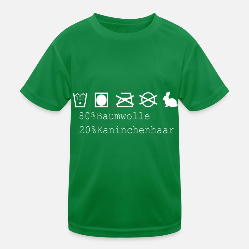 Rabbit Laundry Gift Idea Kids Functional T-Shirt