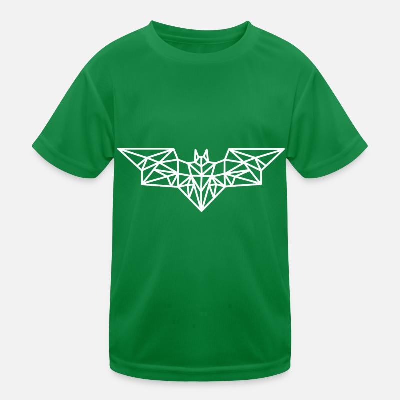 Fledermaus Geometrisch Linie Kinder Funktions-T-Shirt