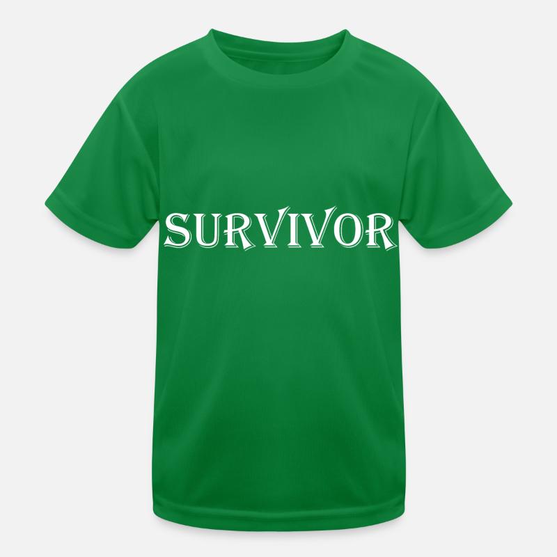 Survivor Überlebender Kids Functional T-Shirt