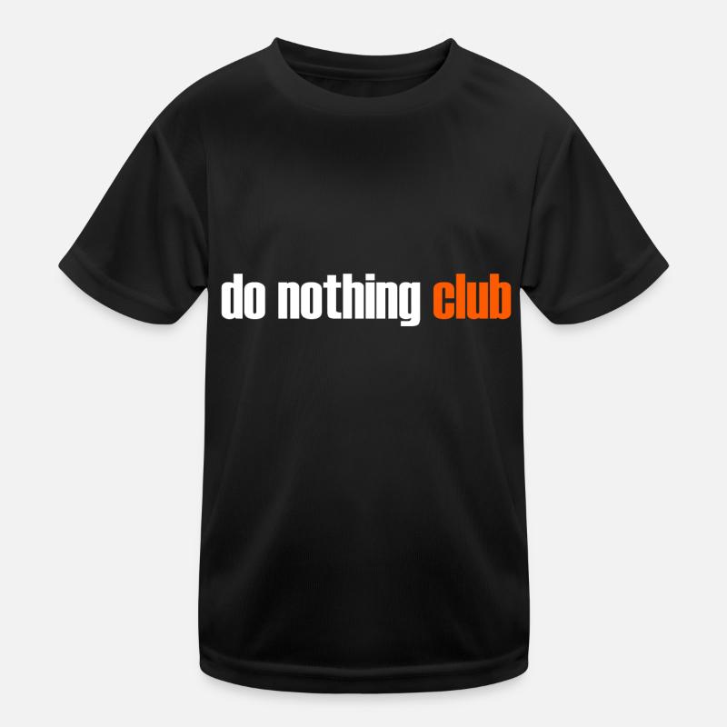 Do Nothing Club Kinder Funktions-T-Shirt