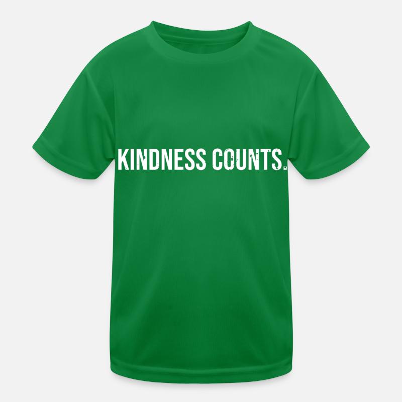 La gentillesse compte génial Répandre la gentillesse T-shirt sport Enfant