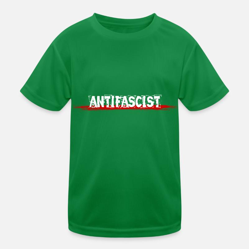 Antifascist Antifascista Kids Functional T-Shirt
