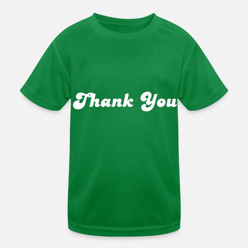 Thank you rétro T-shirt sport Enfant