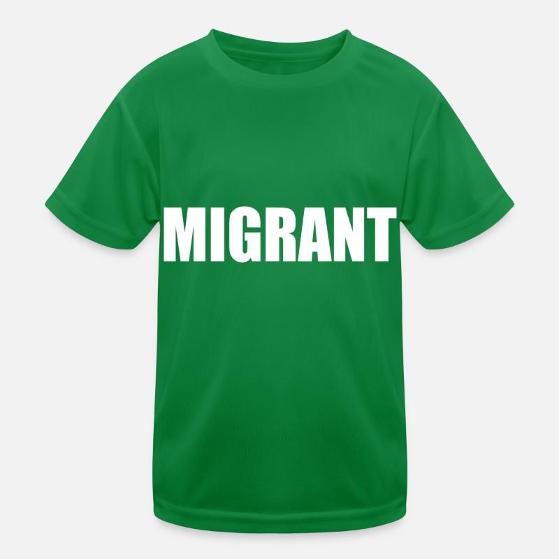 Migrant T-shirt sport Enfant