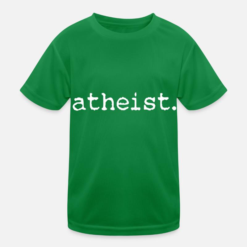 Atheist WHITE Kinder Funktions-T-Shirt