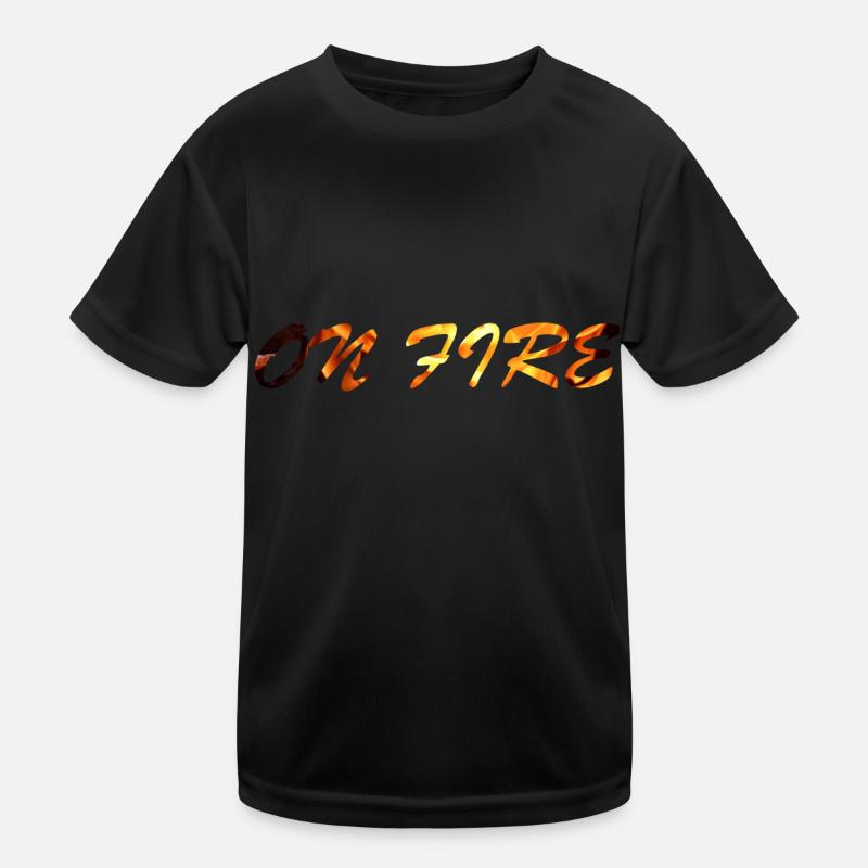 on fire Kids Functional T-Shirt