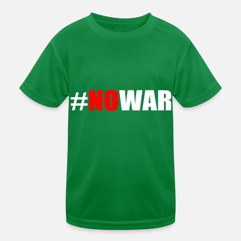 No war Kinder Funktions-T-Shirt
