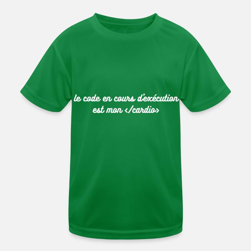 Le code en cours d'exécution est mon T-shirt sport Enfant