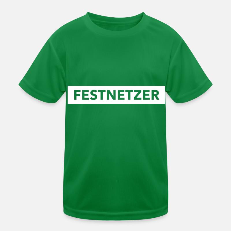 Festnetzer Kinder Funktions-T-Shirt
