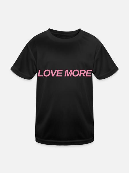 Byellas Love more cap - Kids Functional T-Shirt - black - Front