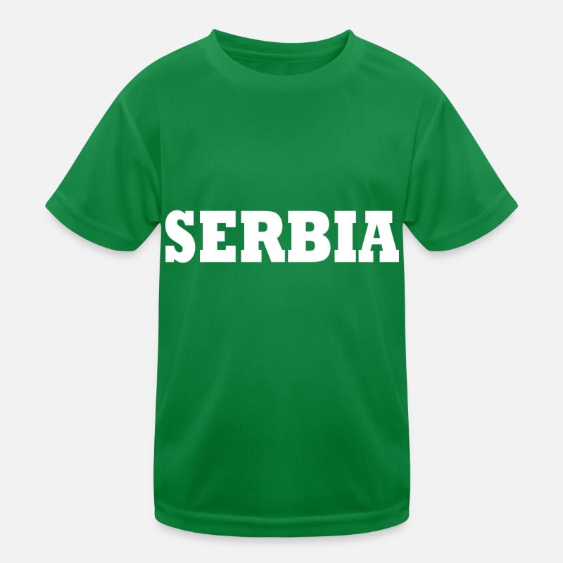 Serbien Kinder Funktions-T-Shirt