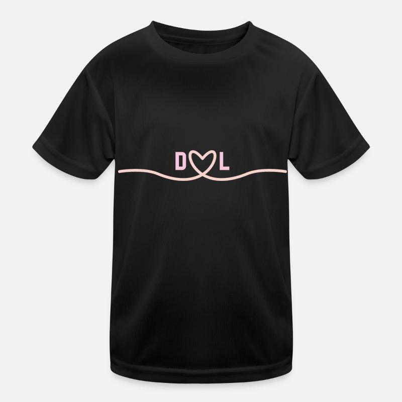 Liebe von D&L Kinder Funktions-T-Shirt