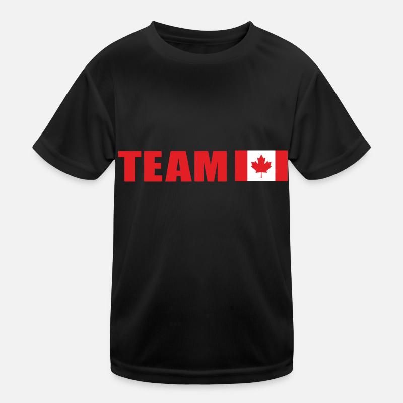 Support Team Canada Kids Functional T-Shirt