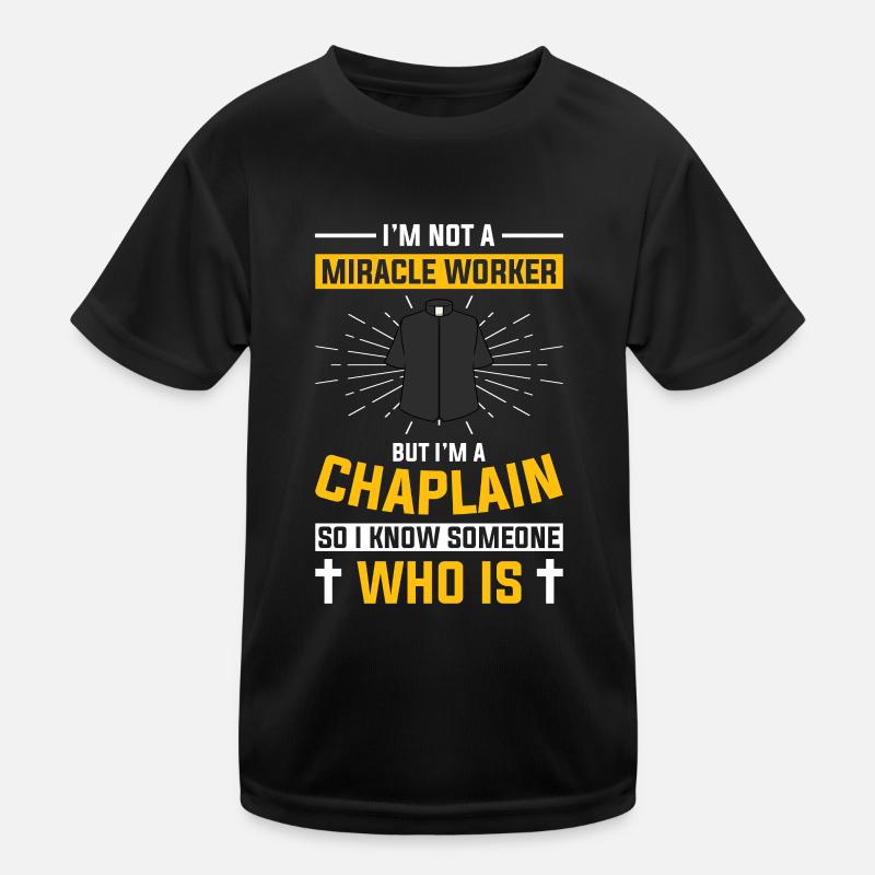 Chaplain Pastor Kids Functional T-Shirt