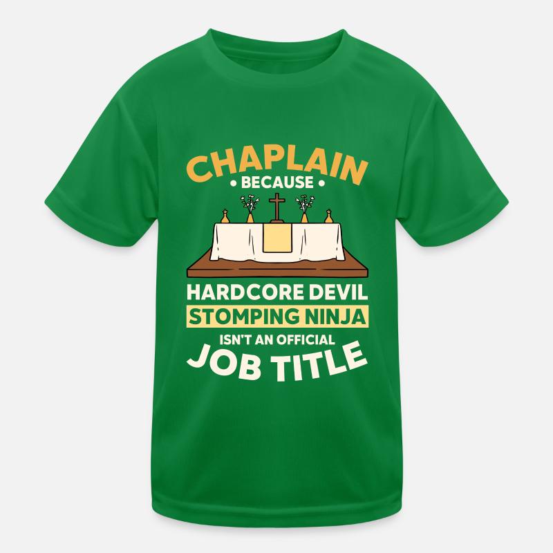 Chaplain Pastor Kids Functional T-Shirt