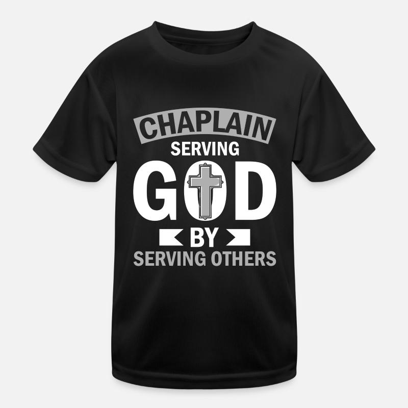 Chaplain Parish Priest Kids Functional T-Shirt