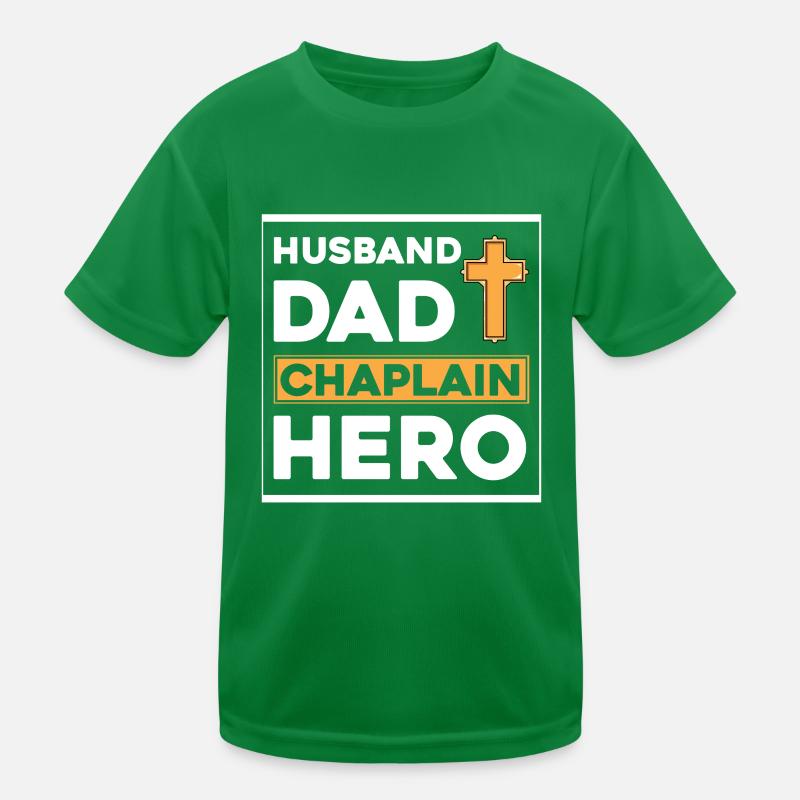 Kaplan Pfarrer Kinder Funktions-T-Shirt