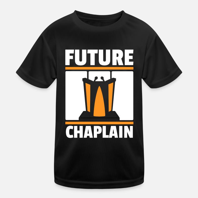 Kaplan Pfarrer Kinder Funktions-T-Shirt