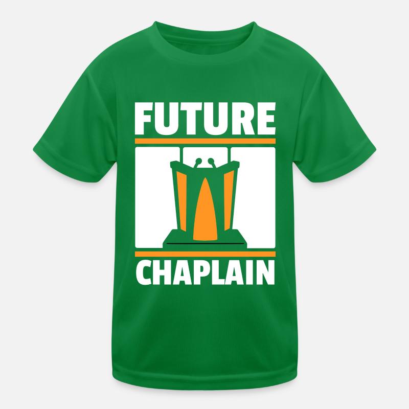 Kaplan Pfarrer Kinder Funktions-T-Shirt