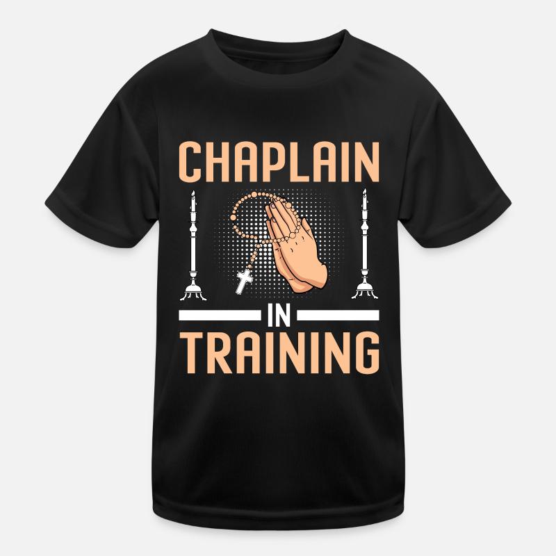 Kaplan Pfarrer Kinder Funktions-T-Shirt
