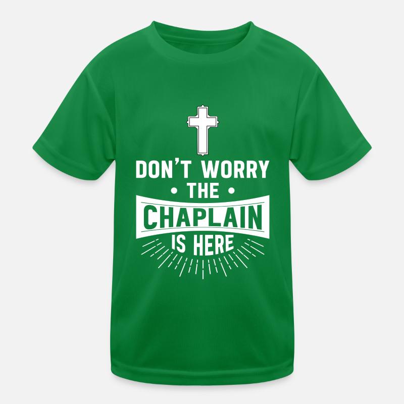 Chaplain Parish Priest Kids Functional T-Shirt